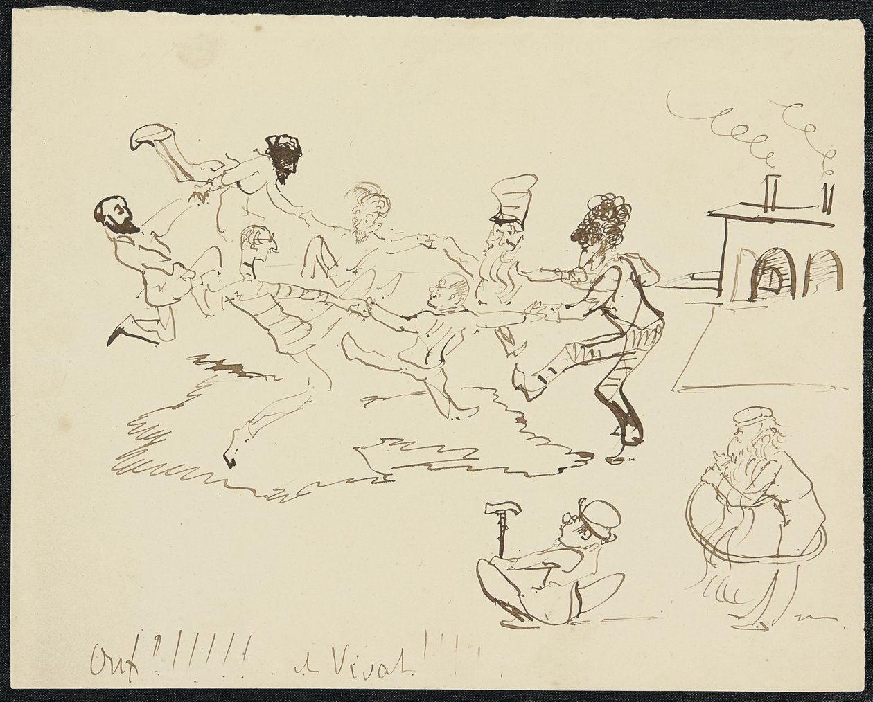 Zanurzenie, 1881 autorstwa Henri de Toulouse Lautrec