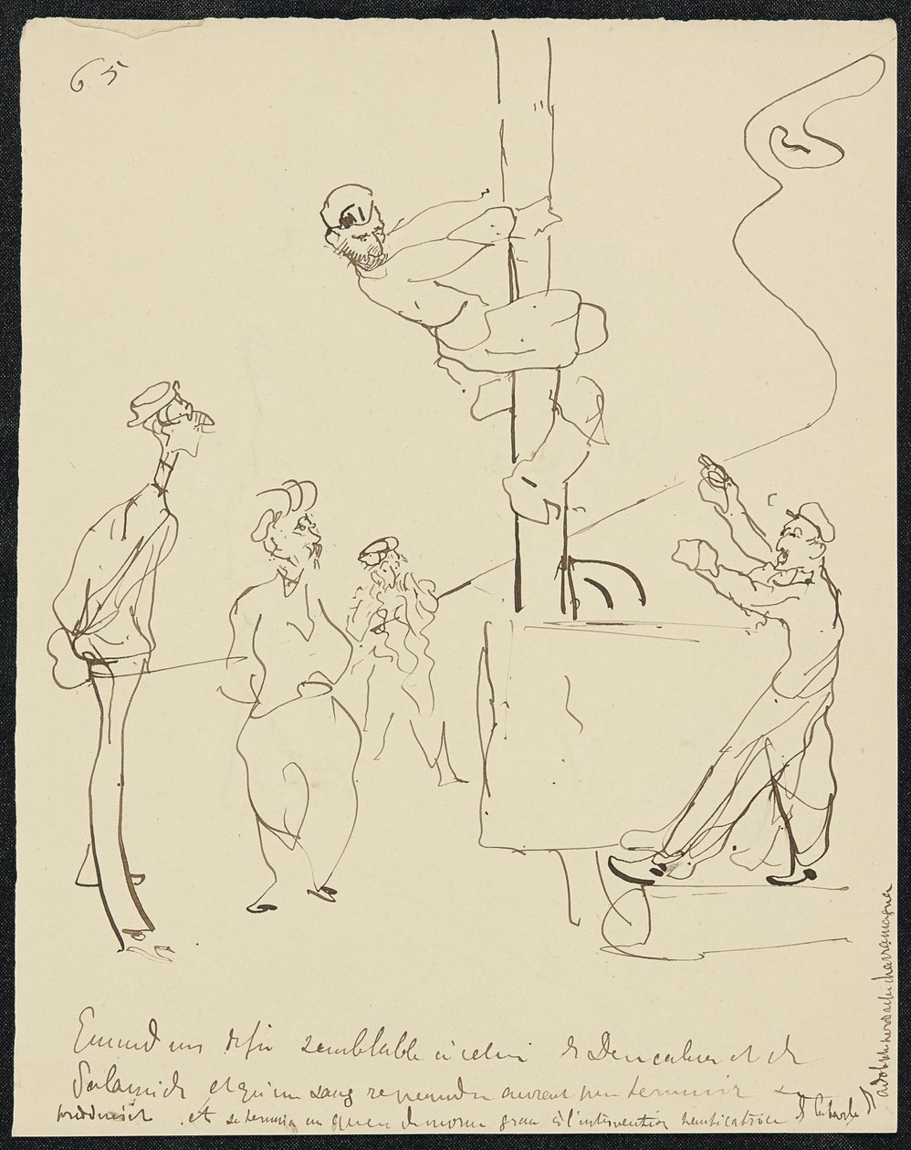 Zanurzenie, 1881 autorstwa Henri de Toulouse Lautrec
