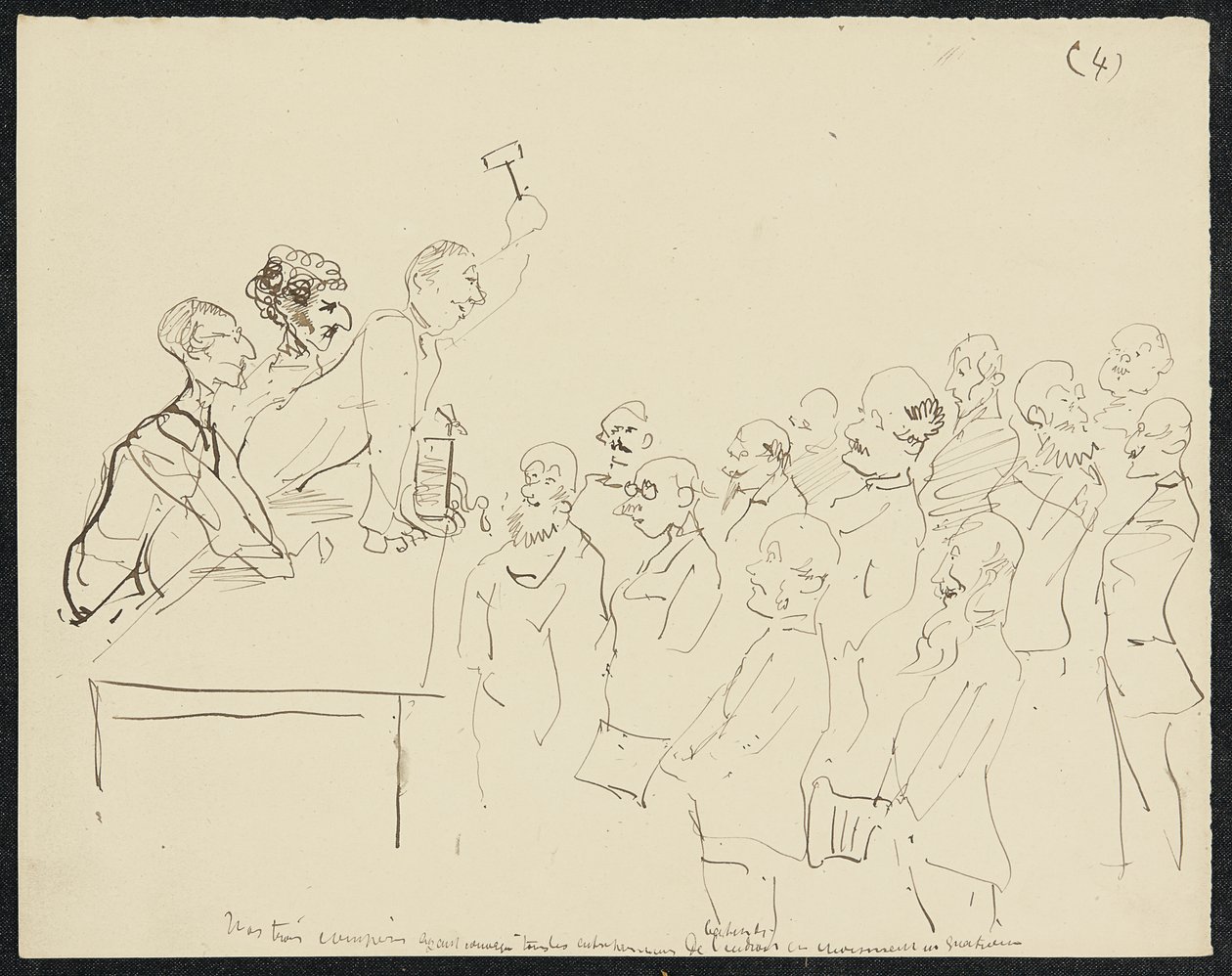 Zanurzenie, 1881 autorstwa Henri de Toulouse Lautrec