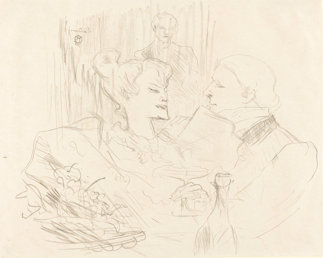 Kolacja w Londynie Kolacja w Londynie, 1896. autorstwa Henri de Toulouse Lautrec