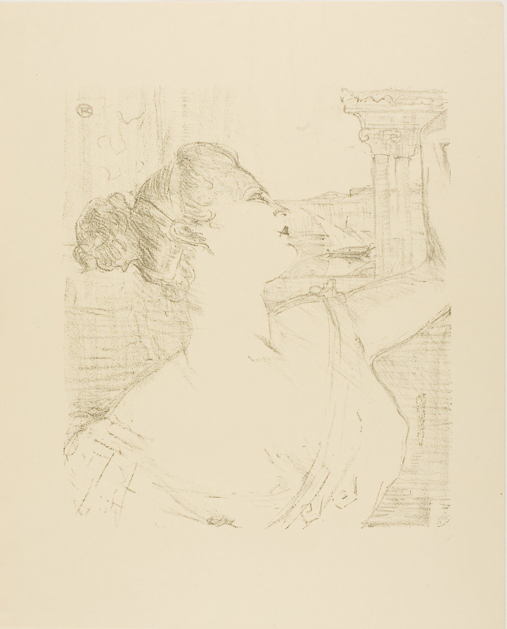 Sybil Sanderson, z Trzynastu Litografii autorstwa Henri de Toulouse Lautrec