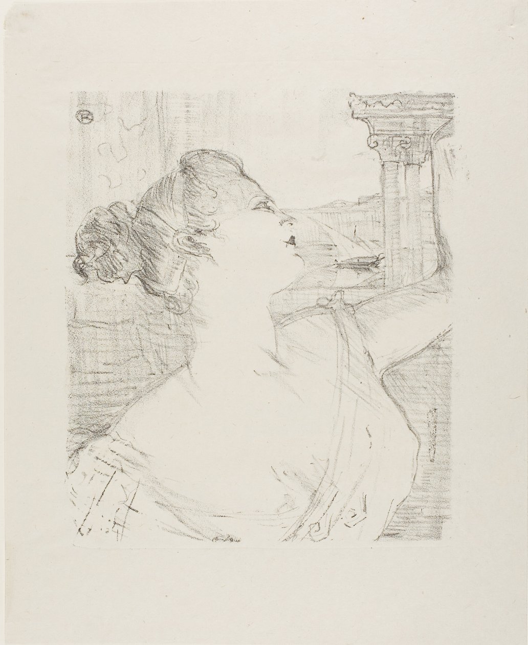 Sybil Sanderson, z Treize Lithographies autorstwa Henri de Toulouse Lautrec