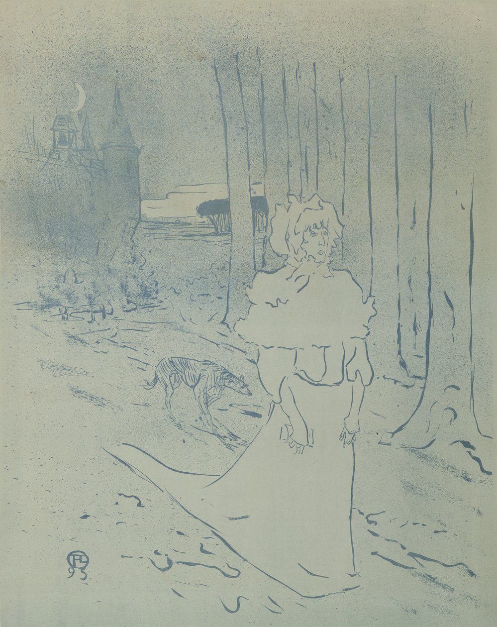 Dzwon alarmowy, 1895 r autorstwa Henri de Toulouse Lautrec