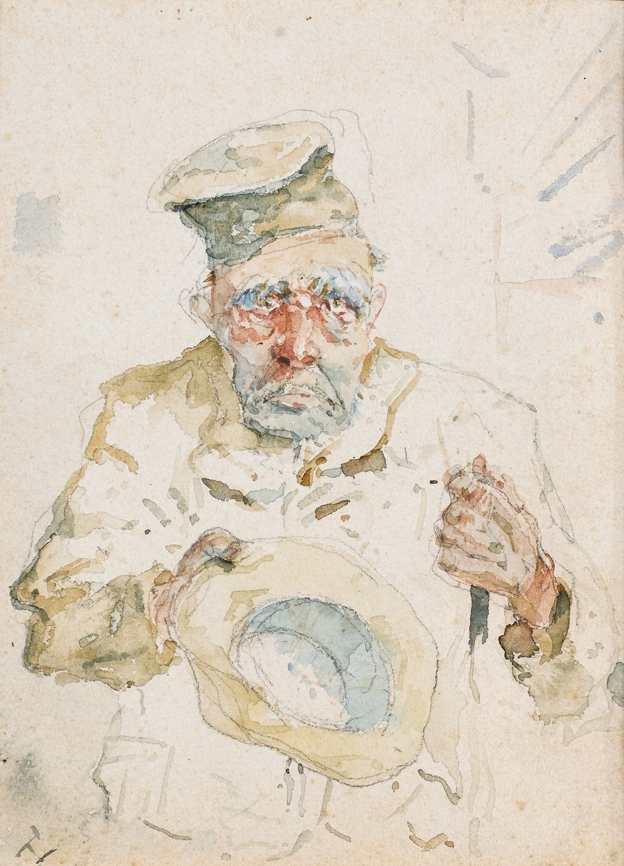 Żebrak z Albi, ok.1880 autorstwa Henri de Toulouse Lautrec