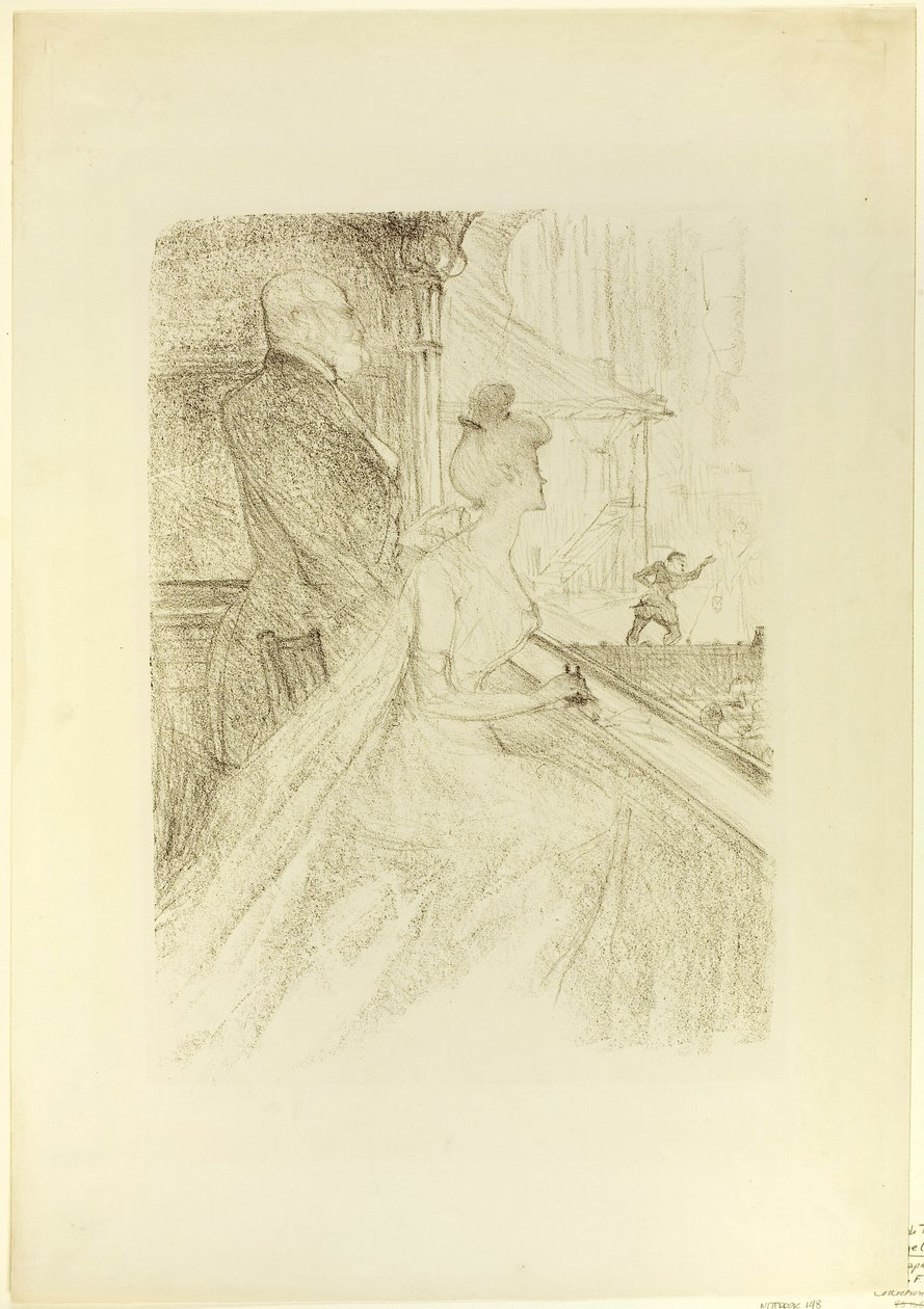 Pudełko, Faust autorstwa Henri de Toulouse Lautrec