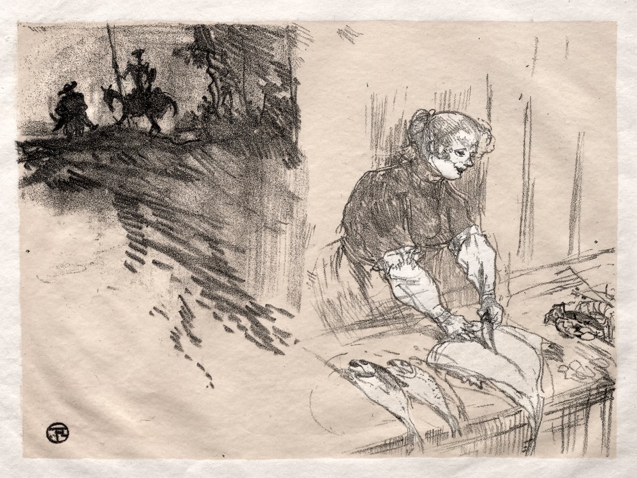 Krótkie radości: okładka autorstwa Henri de Toulouse Lautrec