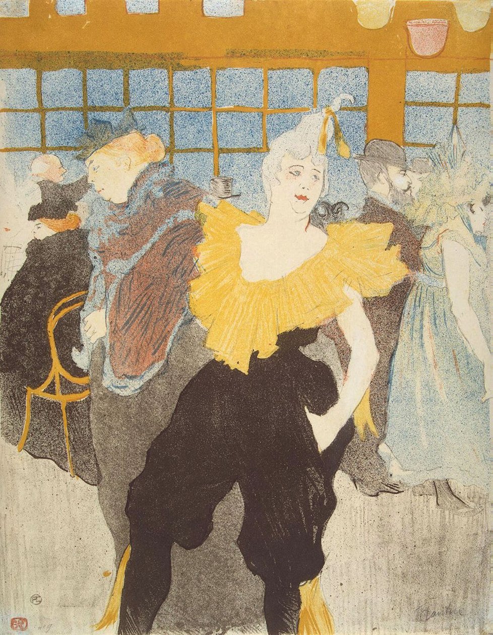 Clownesse w Moulin Rouge autorstwa Henri de Toulouse Lautrec