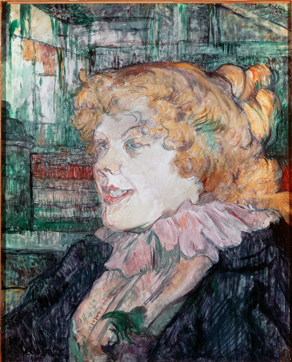 Angielska gwiazda w Le Havre (Miss Doly). Henri de Toulouse-Lautrec (Toulouse Lautrec autorstwa Henri de Toulouse Lautrec