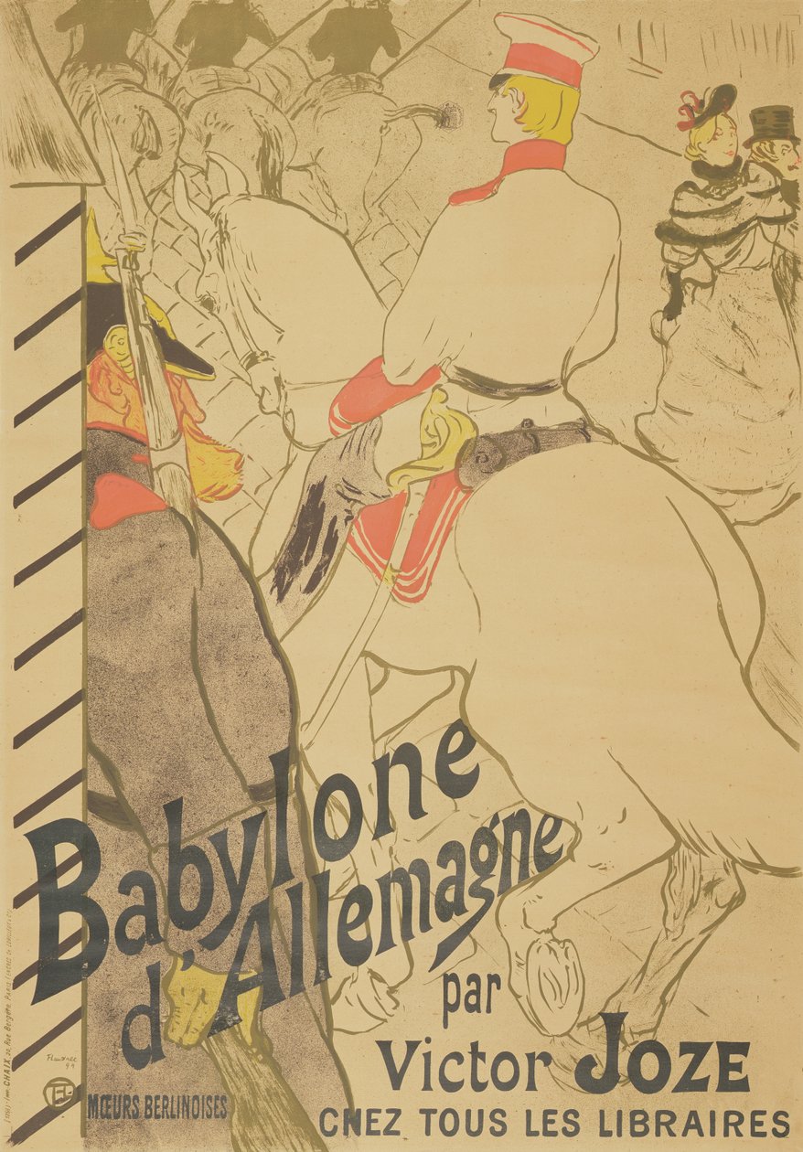Niemiecki Babilon, 1894 autorstwa Henri de Toulouse Lautrec