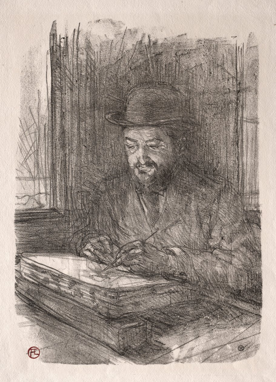 Dobry litograf, 1898. autorstwa Henri de Toulouse Lautrec