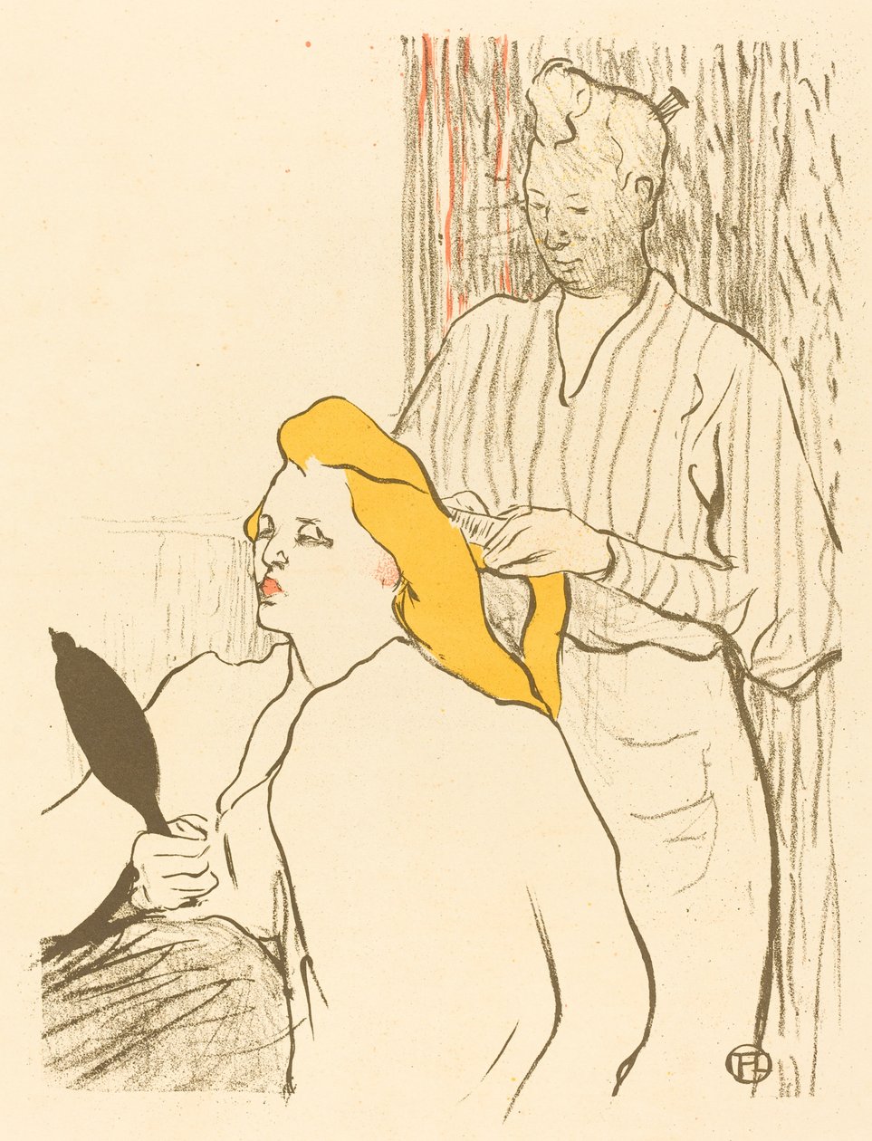Fryzjer - program dla wolnego teatru Fryzjer - program dla wolnego teatru, 1893. autorstwa Henri de Toulouse Lautrec