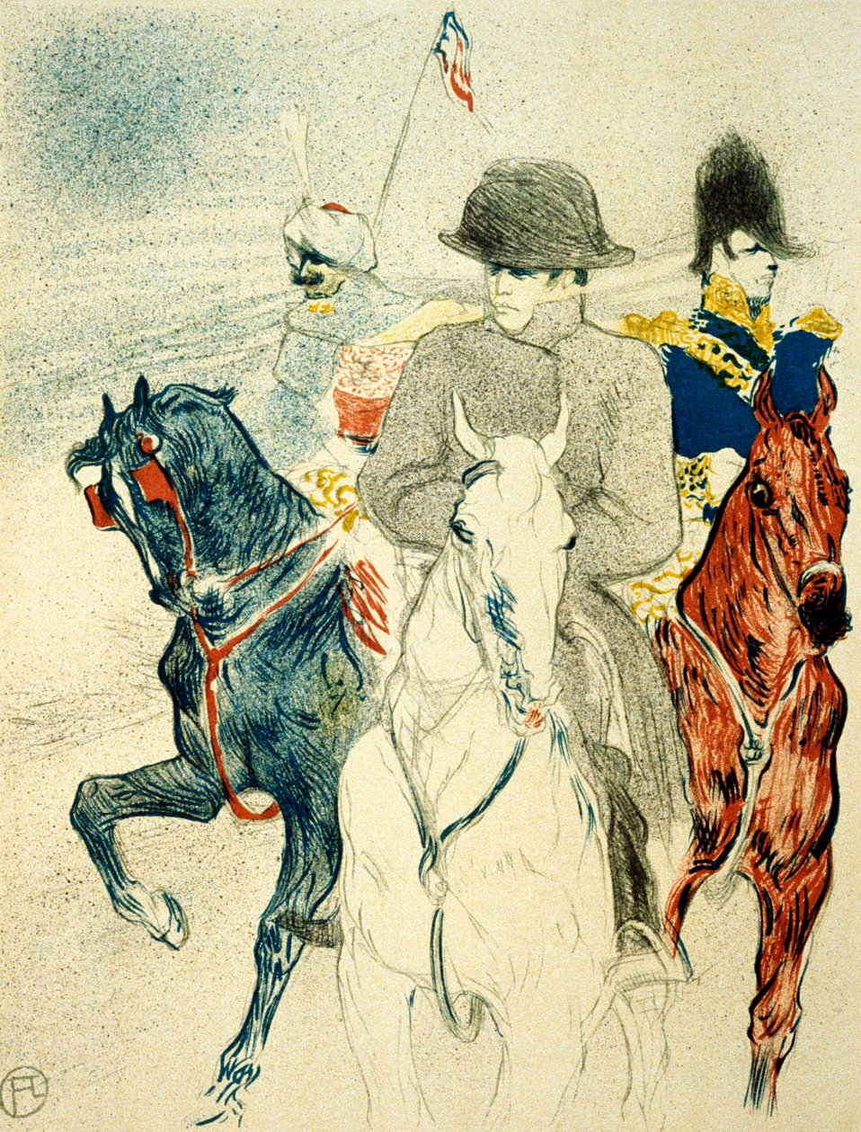 Historia Napoleona I odrzucił projekt plakatu do książki, 1895. autorstwa Henri de Toulouse Lautrec