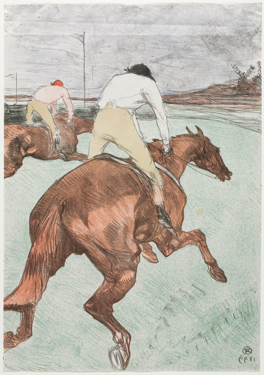 Dżokej autorstwa Henri de Toulouse Lautrec