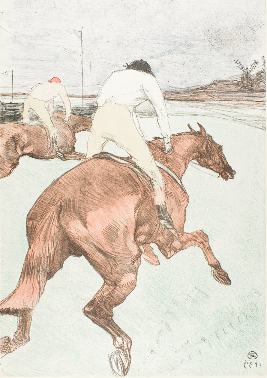 Dżokej autorstwa Henri de Toulouse Lautrec