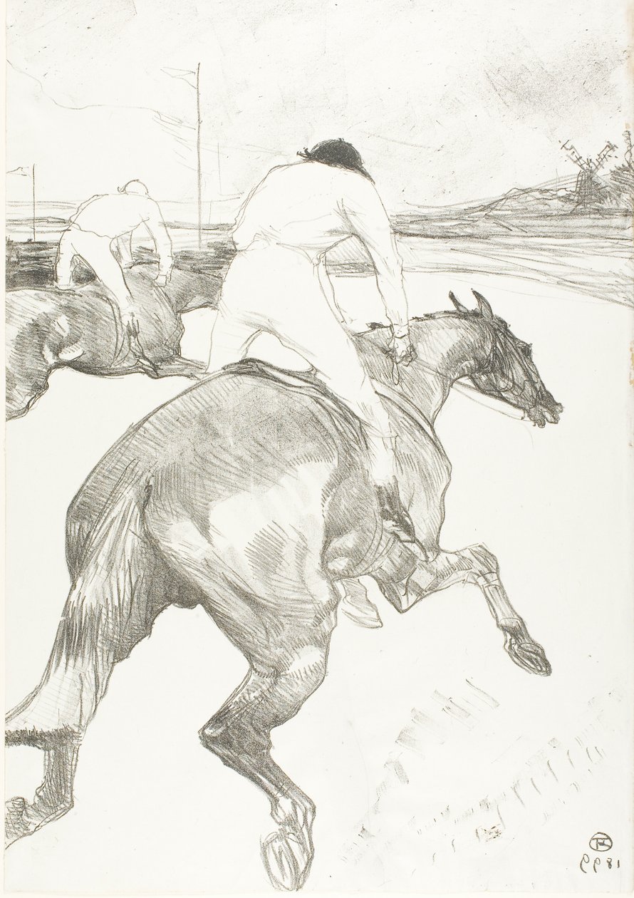 Dżokej autorstwa Henri de Toulouse Lautrec
