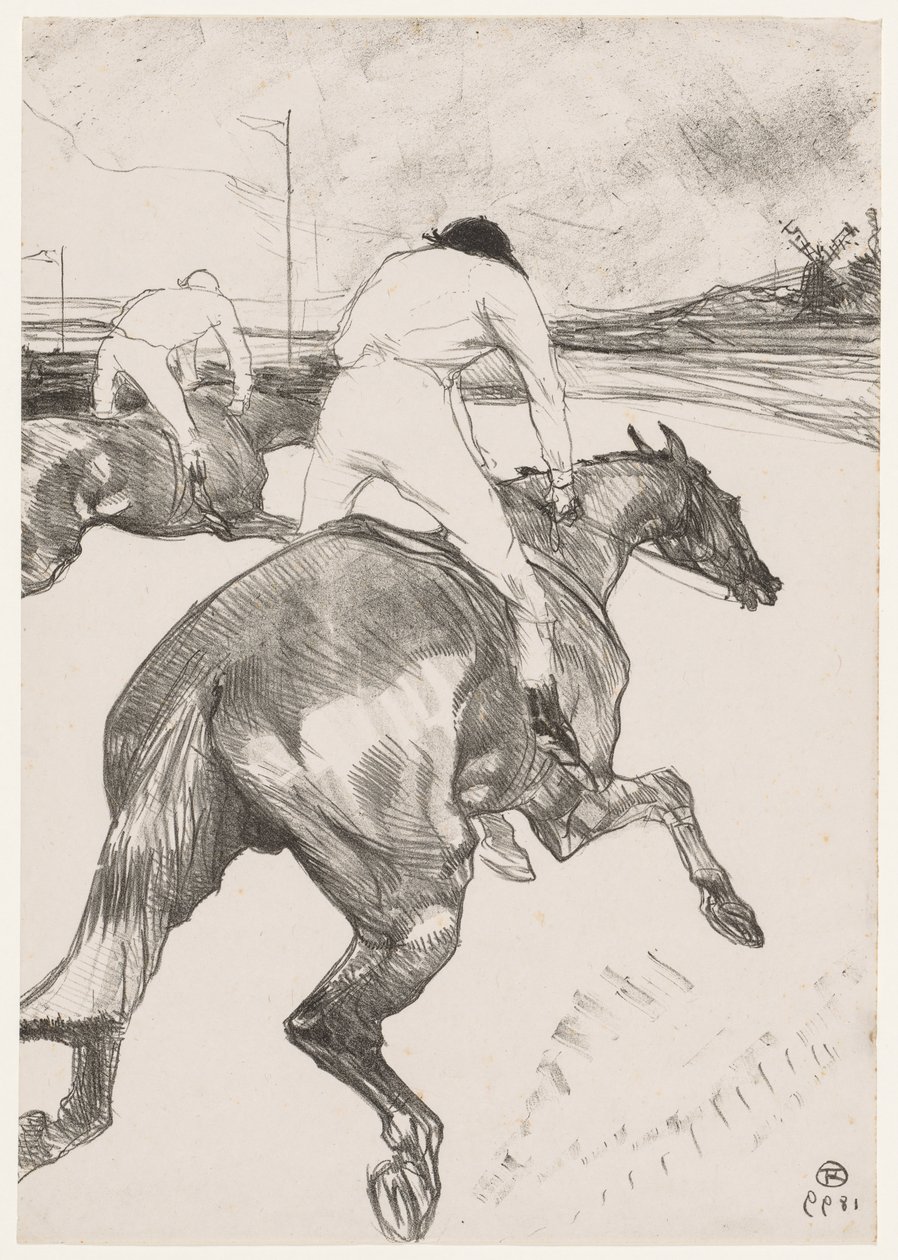 Dżokej autorstwa Henri de Toulouse Lautrec