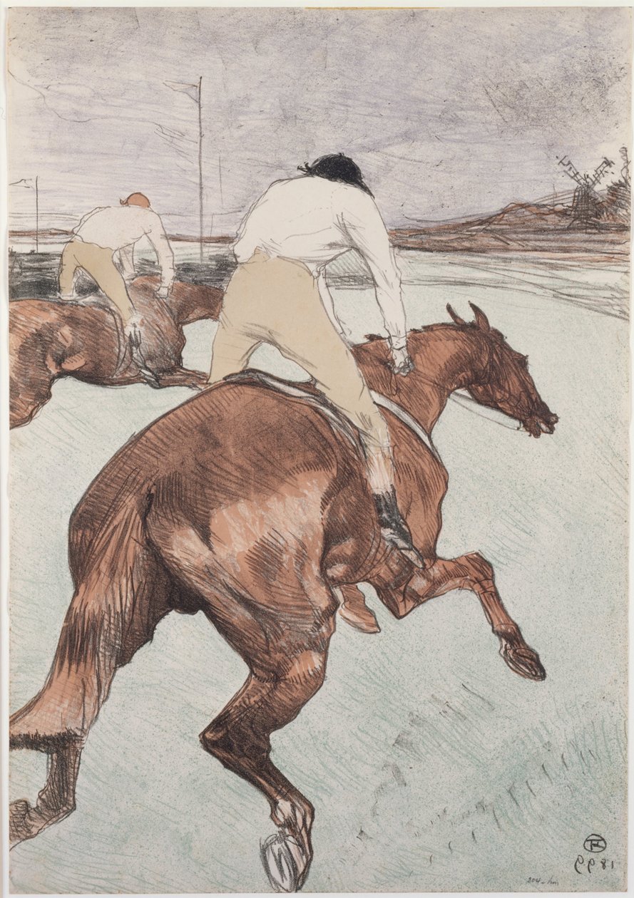 Dżokej autorstwa Henri de Toulouse Lautrec