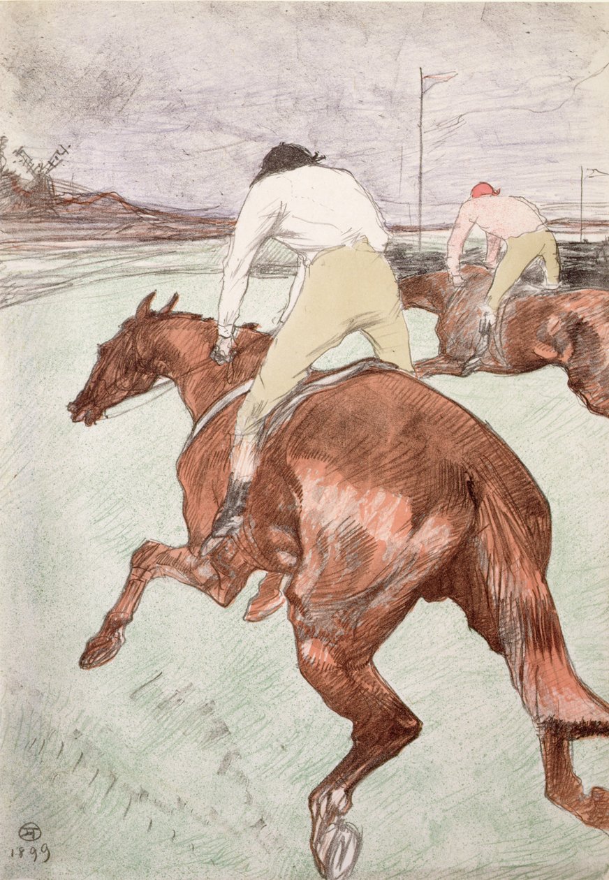 Dżokej autorstwa Henri de Toulouse Lautrec