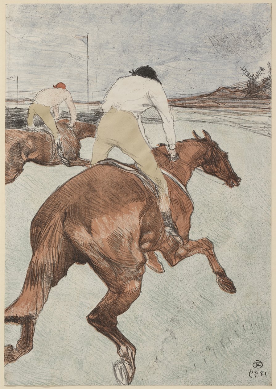 Dżokej, 1899 autorstwa Henri de Toulouse Lautrec