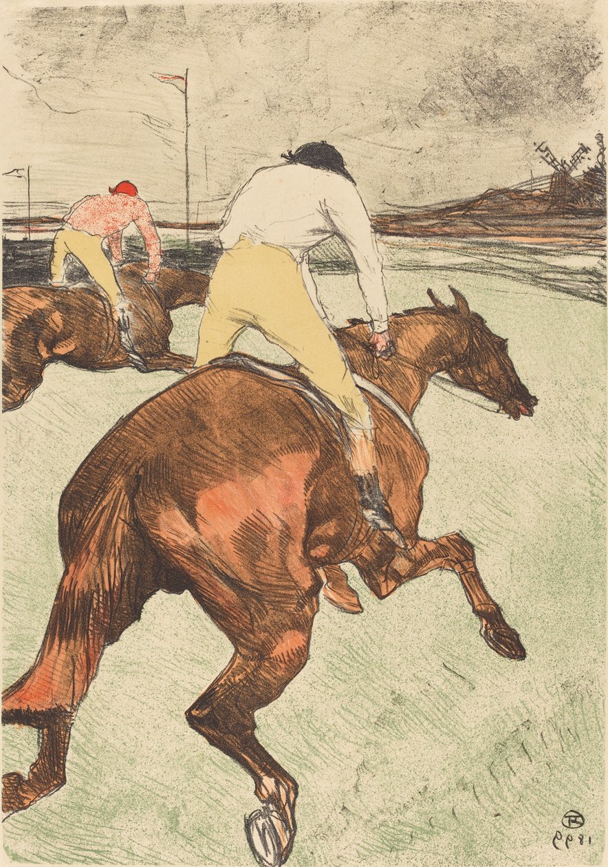 Dżokej Le dżokej, 1899. autorstwa Henri de Toulouse Lautrec