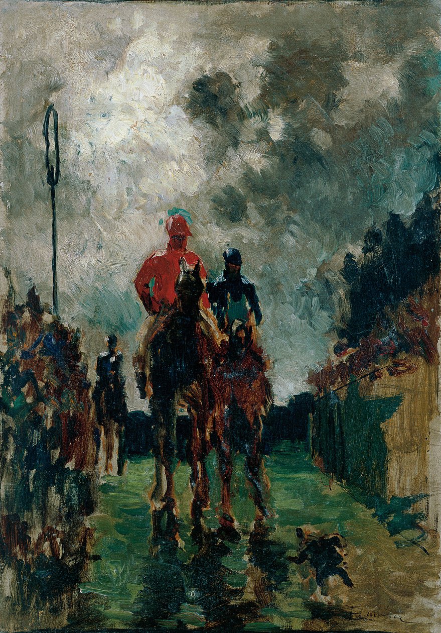 Dżokeje autorstwa Henri de Toulouse Lautrec