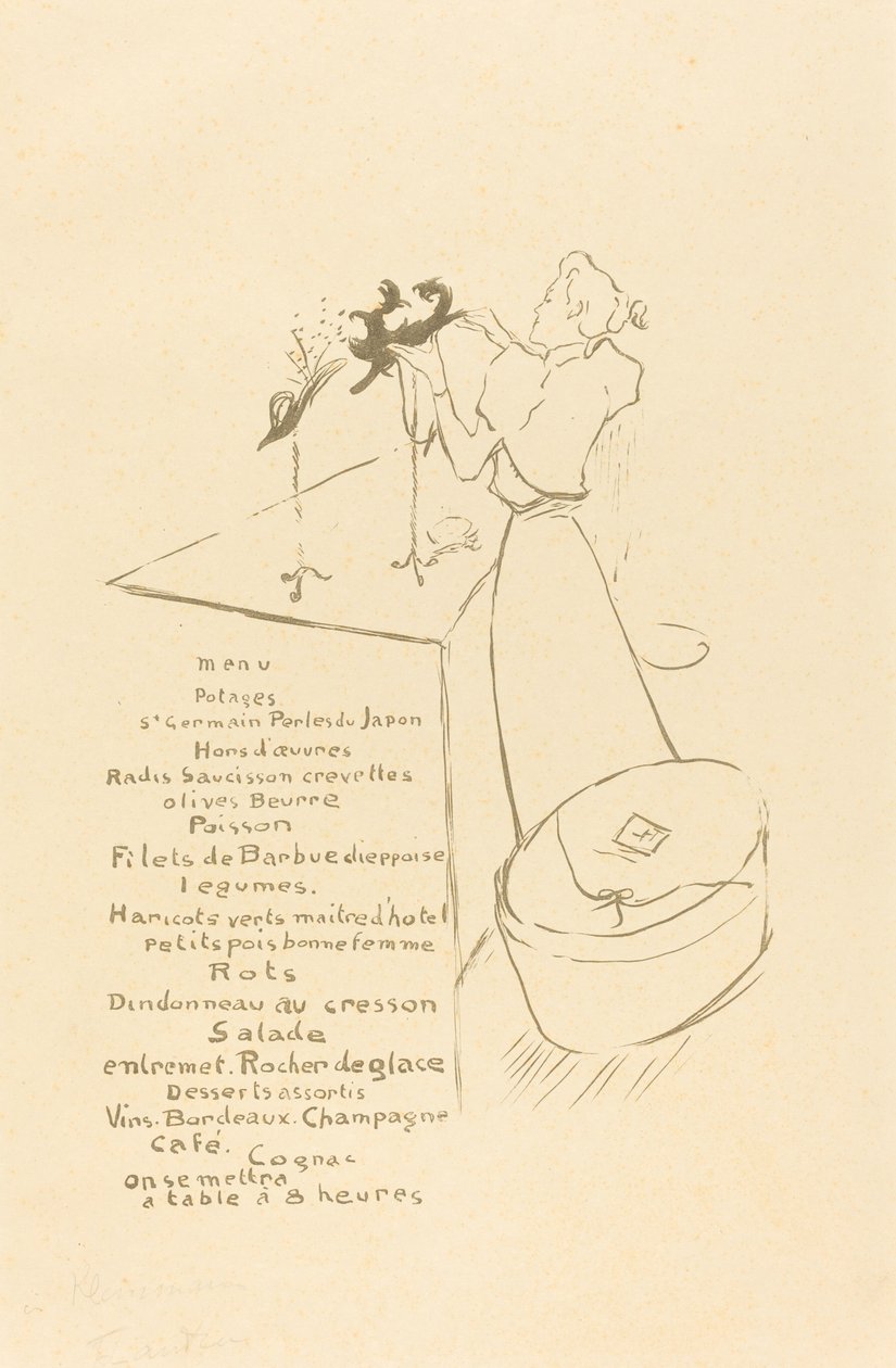 Miller (Millliner - Renée Vert) autorstwa Henri de Toulouse Lautrec
