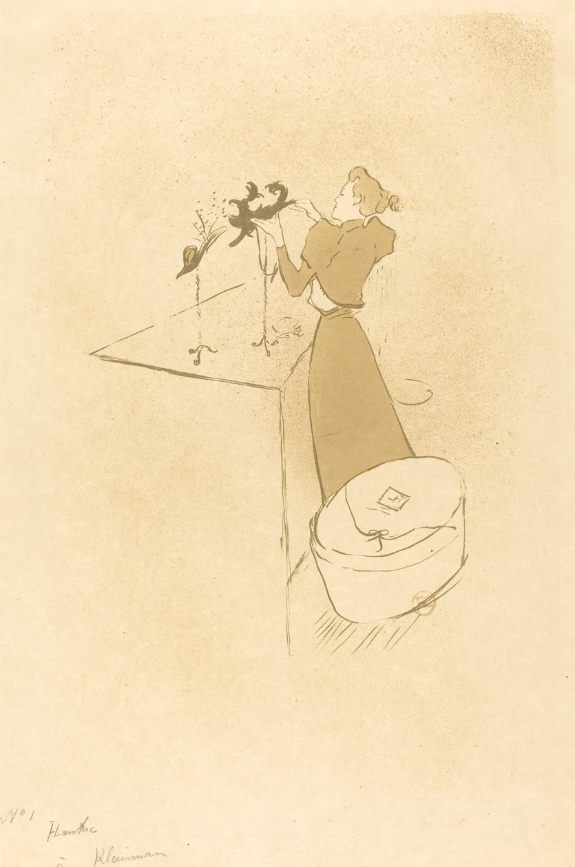 Miller (Millliner - Renée Vert) autorstwa Henri de Toulouse Lautrec