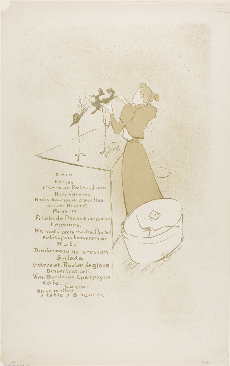 Miller, Renée Vert autorstwa Henri de Toulouse Lautrec