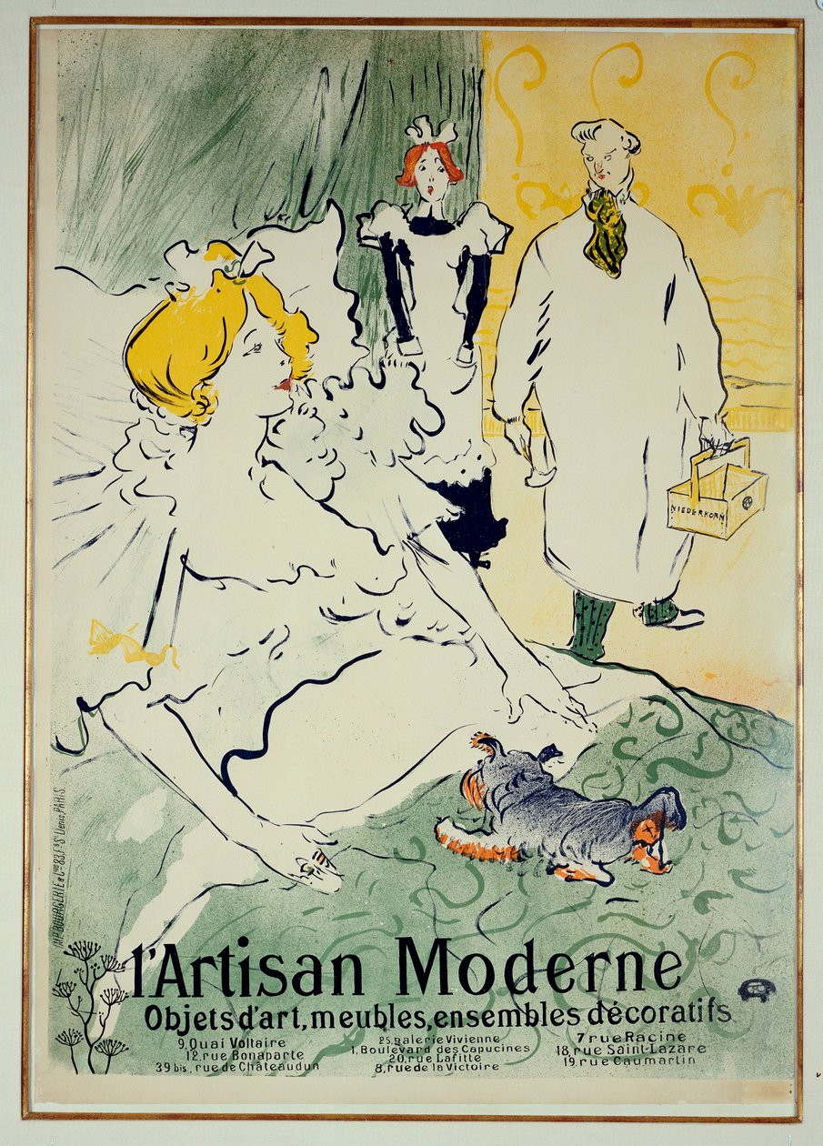 Współczesny rzemieślnik, 1896 autorstwa Henri de Toulouse Lautrec