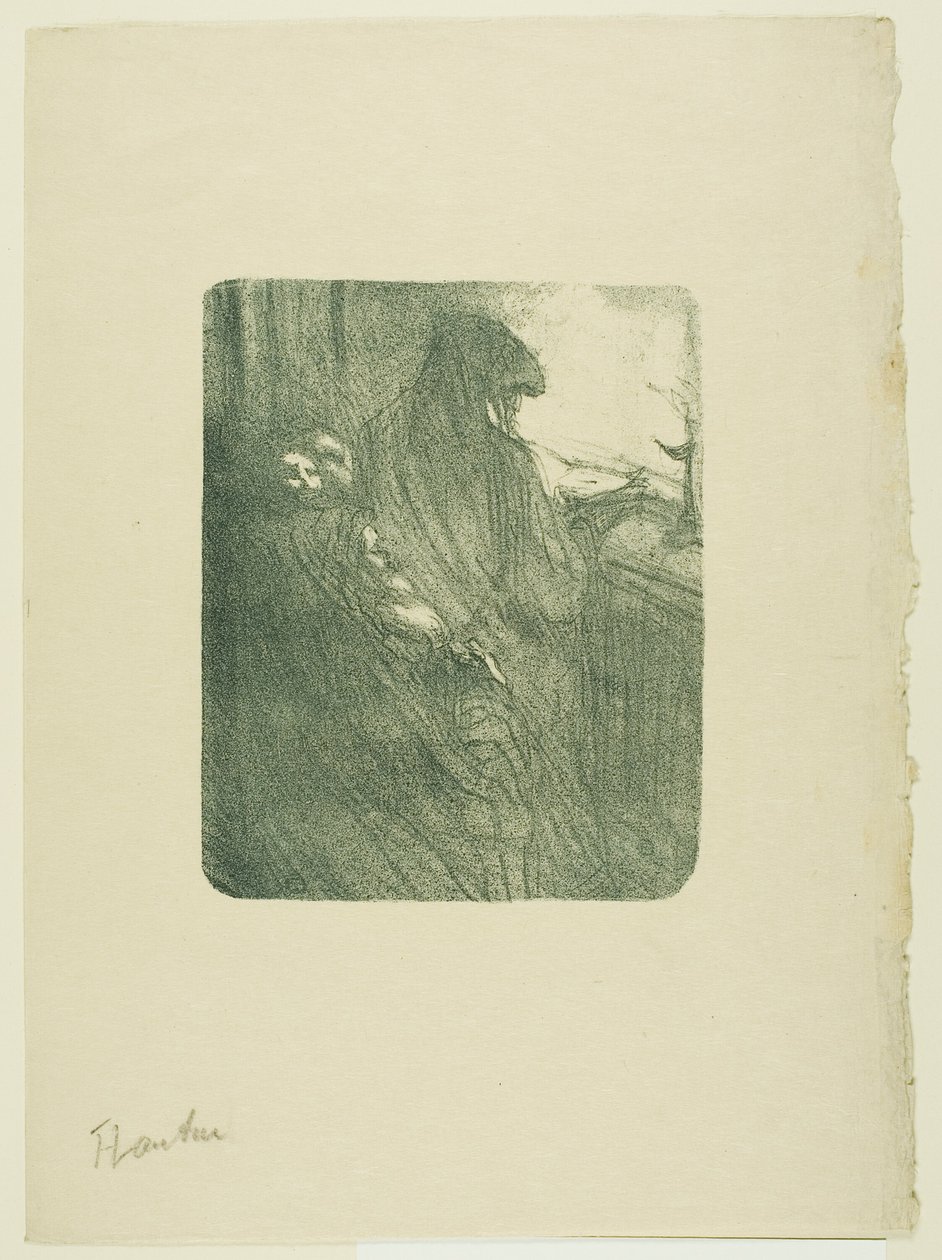 Stare flirty, z Melodii Désiré Dihau autorstwa Henri de Toulouse Lautrec