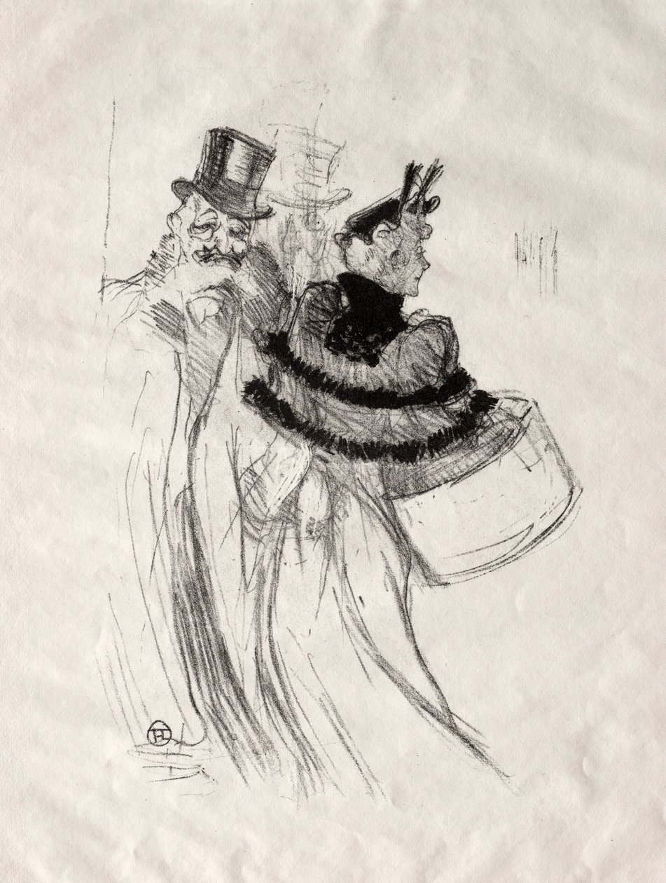 Starzy Panowie, 1894. autorstwa Henri de Toulouse Lautrec
