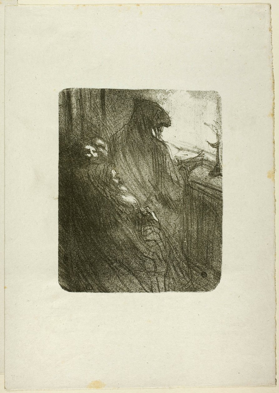 Modlitwa Żydów polskich z Au Pied du Sinaï autorstwa Henri de Toulouse Lautrec