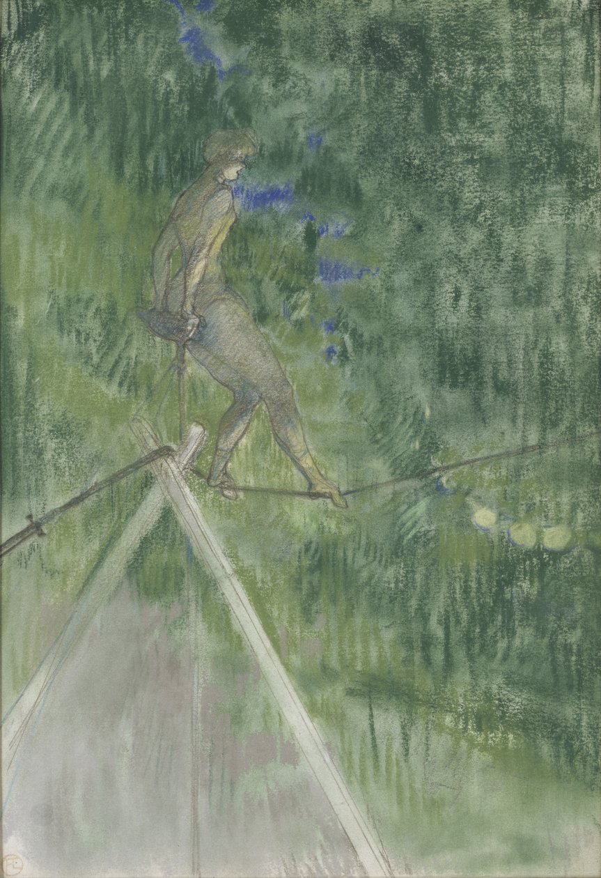 Tancerka na linie (pastel) autorstwa Henri de Toulouse Lautrec