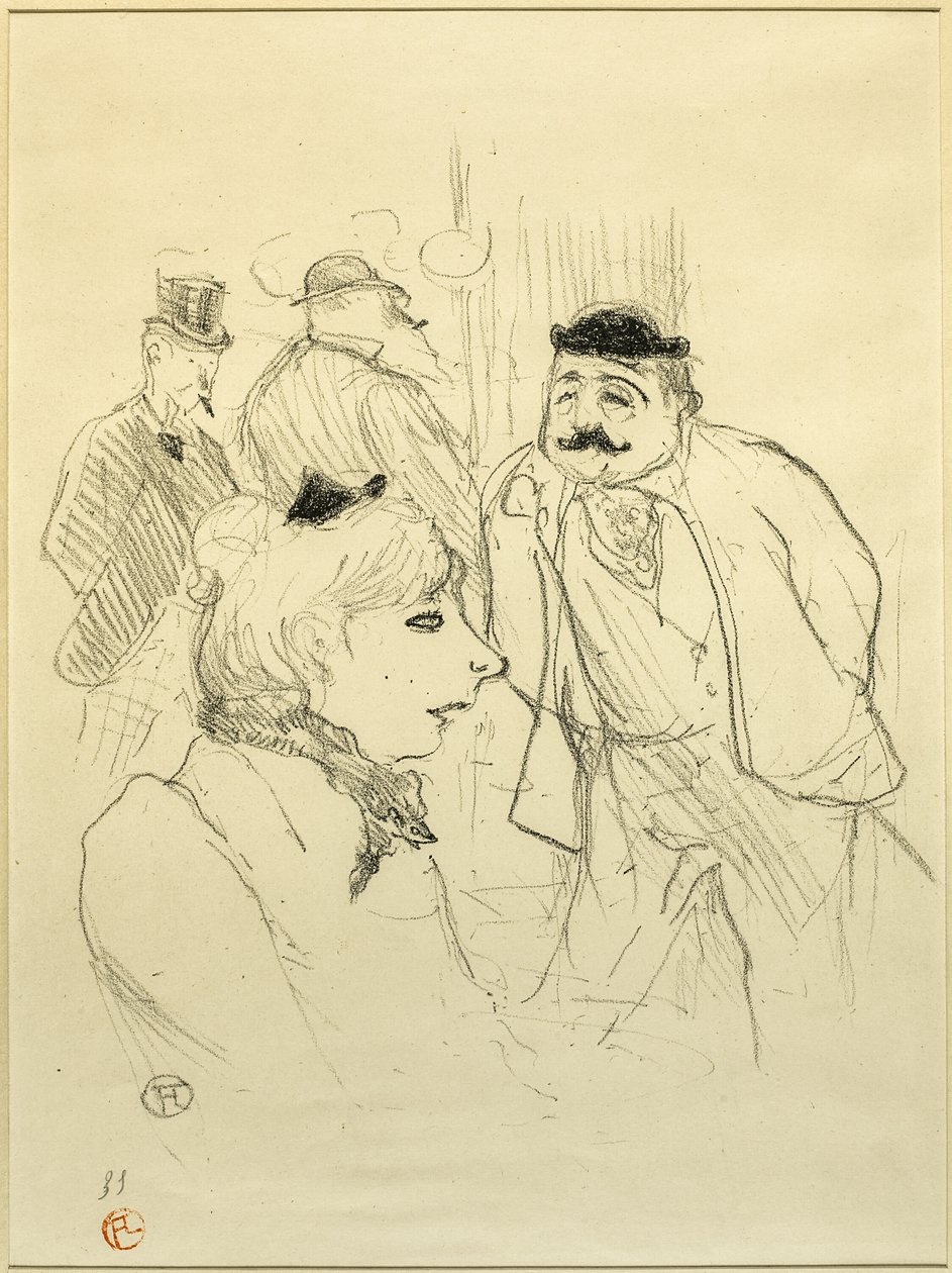 Łodyga — Moulin Rouge autorstwa Henri de Toulouse Lautrec