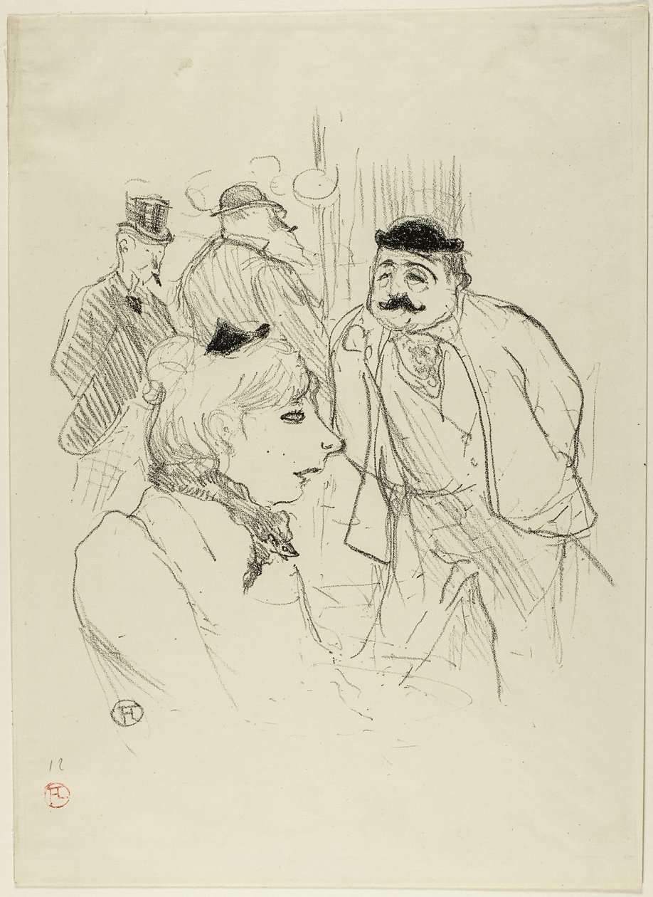 Łodyga — Moulin Rouge autorstwa Henri de Toulouse Lautrec