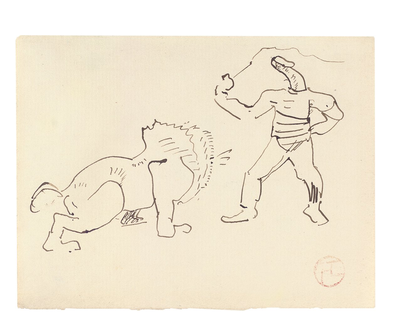 Pogromca, ok.1888 autorstwa Henri de Toulouse Lautrec