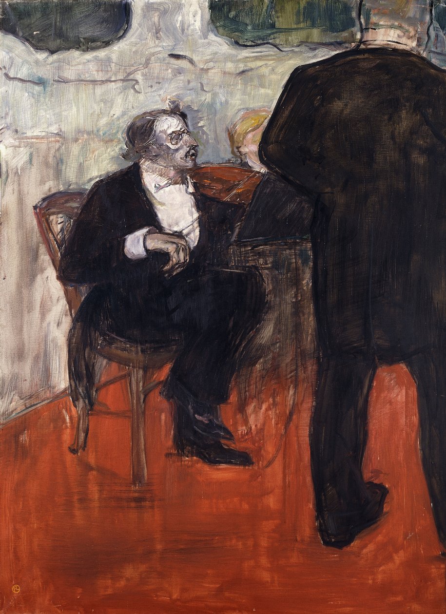 Skrzypaczka Dancla; Le Violiniste Dancla, 1900 autorstwa Henri de Toulouse Lautrec