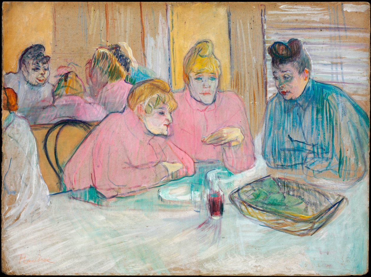 Te panie w refektarzu, 1893-94 autorstwa Henri de Toulouse Lautrec