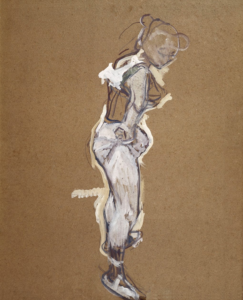 Trapezistka dopasowująca rajstopy autorstwa Henri de Toulouse Lautrec