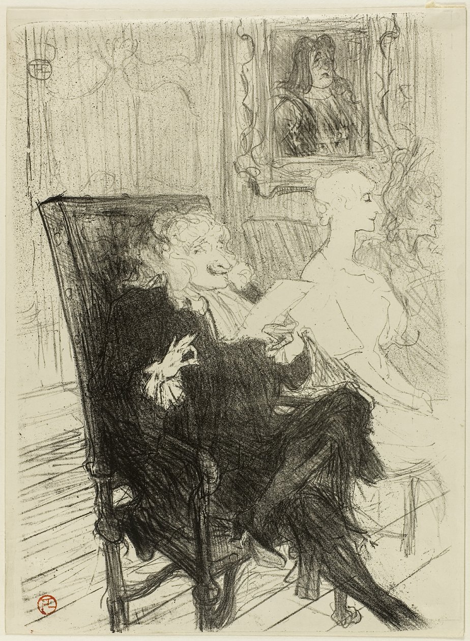 Truffier i Moreno w „Uczonych kobietach” autorstwa Henri de Toulouse Lautrec