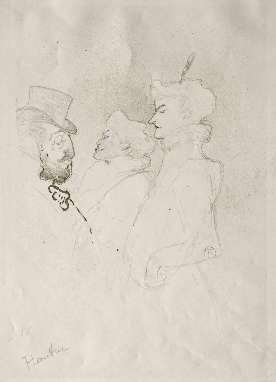 Dlaczego nie? Raz nie jest nawykiem autorstwa Henri de Toulouse Lautrec