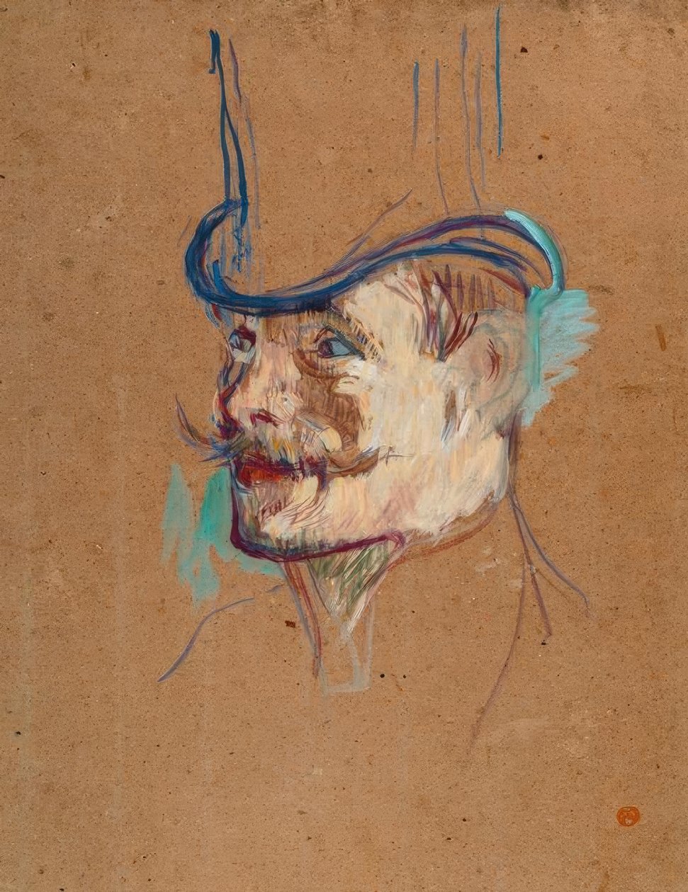 William Warrener w Moulin Rouge autorstwa Henri de Toulouse Lautrec