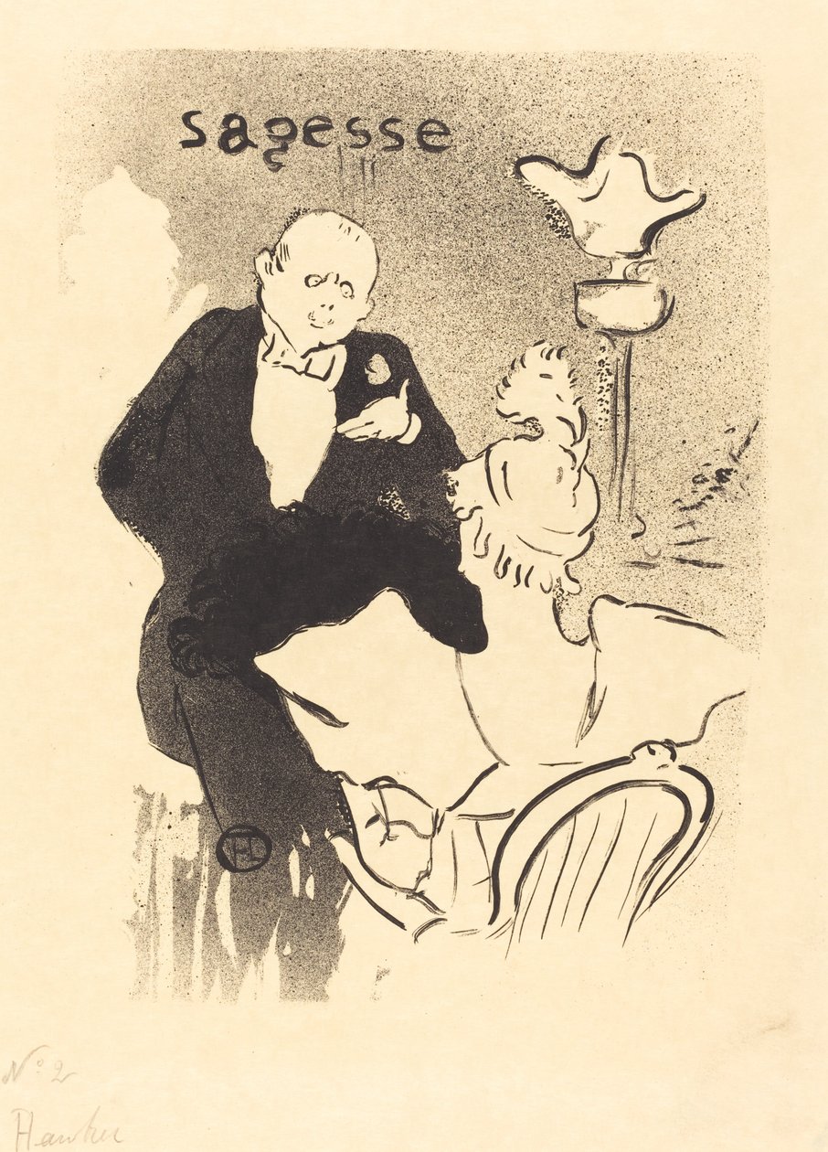 Mądrość autorstwa Henri de Toulouse Lautrec