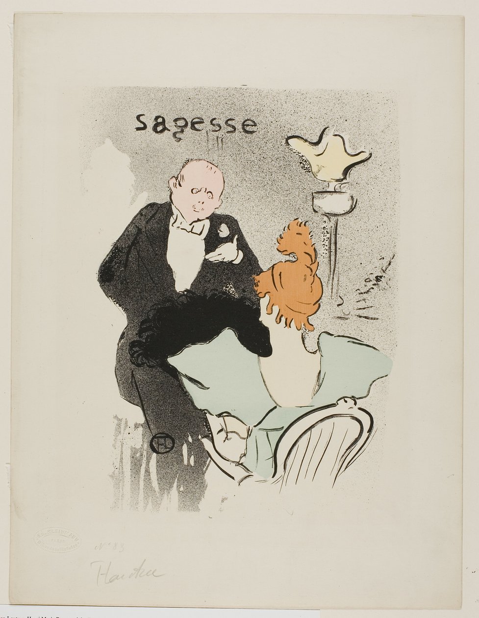 Mądrość autorstwa Henri de Toulouse Lautrec