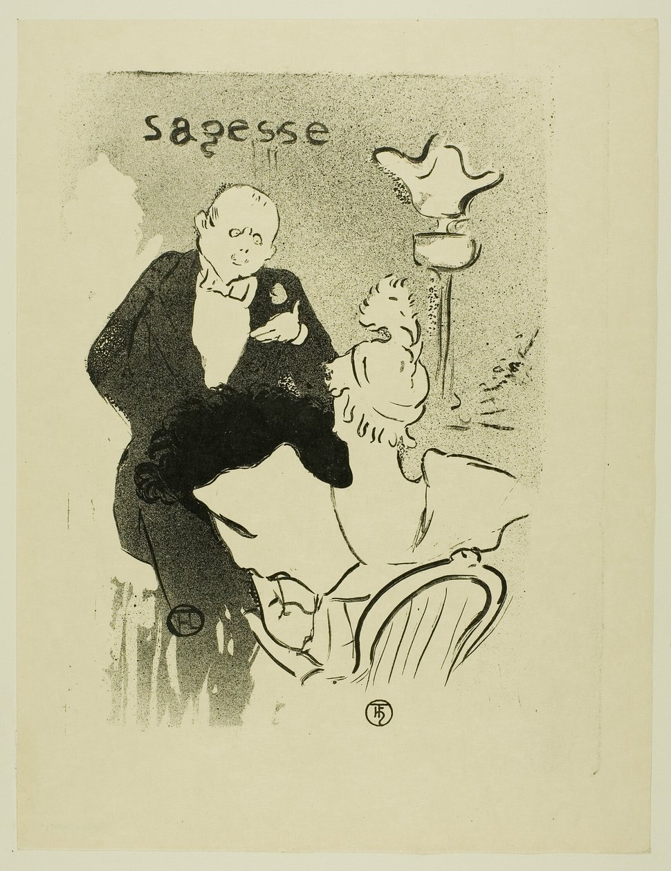 Mądrość autorstwa Henri de Toulouse Lautrec
