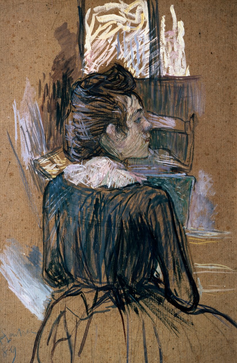 Kobieta przy oknie, 1889. autorstwa Henri de Toulouse Lautrec