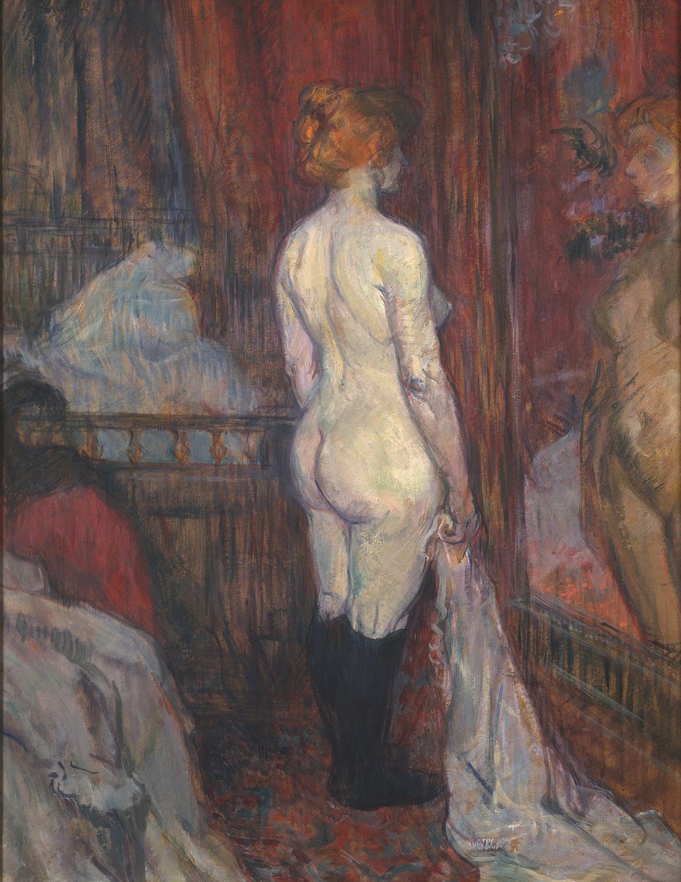 Kobieta przed lustrem, 1897. autorstwa Henri de Toulouse Lautrec