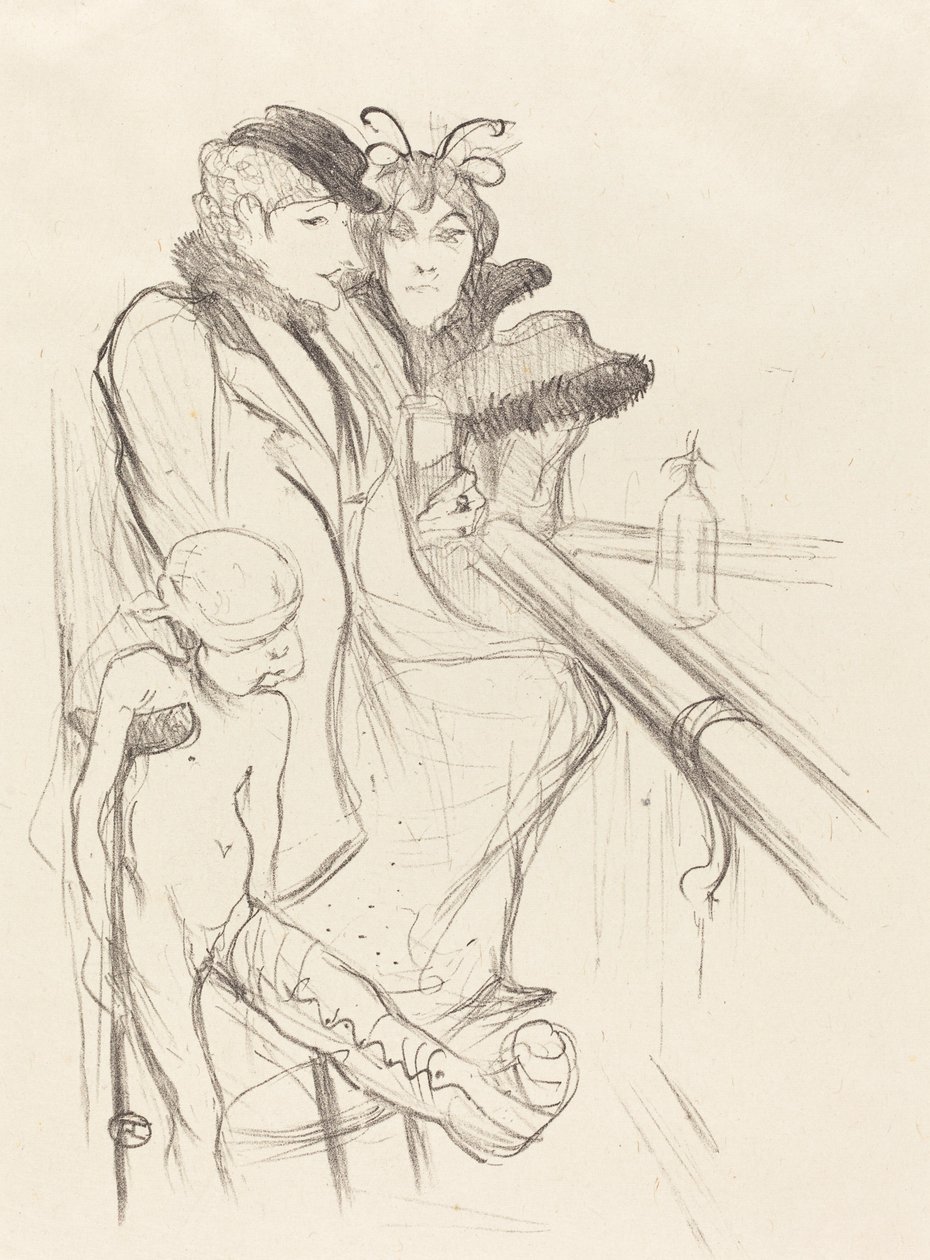 Ranny Eros (Eros vanné) autorstwa Henri de Toulouse Lautrec