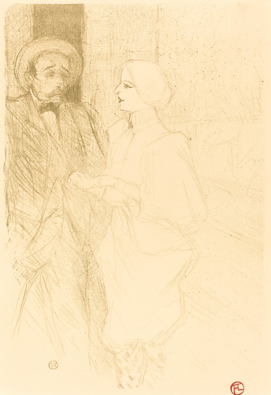 Yahne i Mayer w „Trudnym wieku” (Yahne i Mayer w „Trudnym wieku”) autorstwa Henri de Toulouse Lautrec
