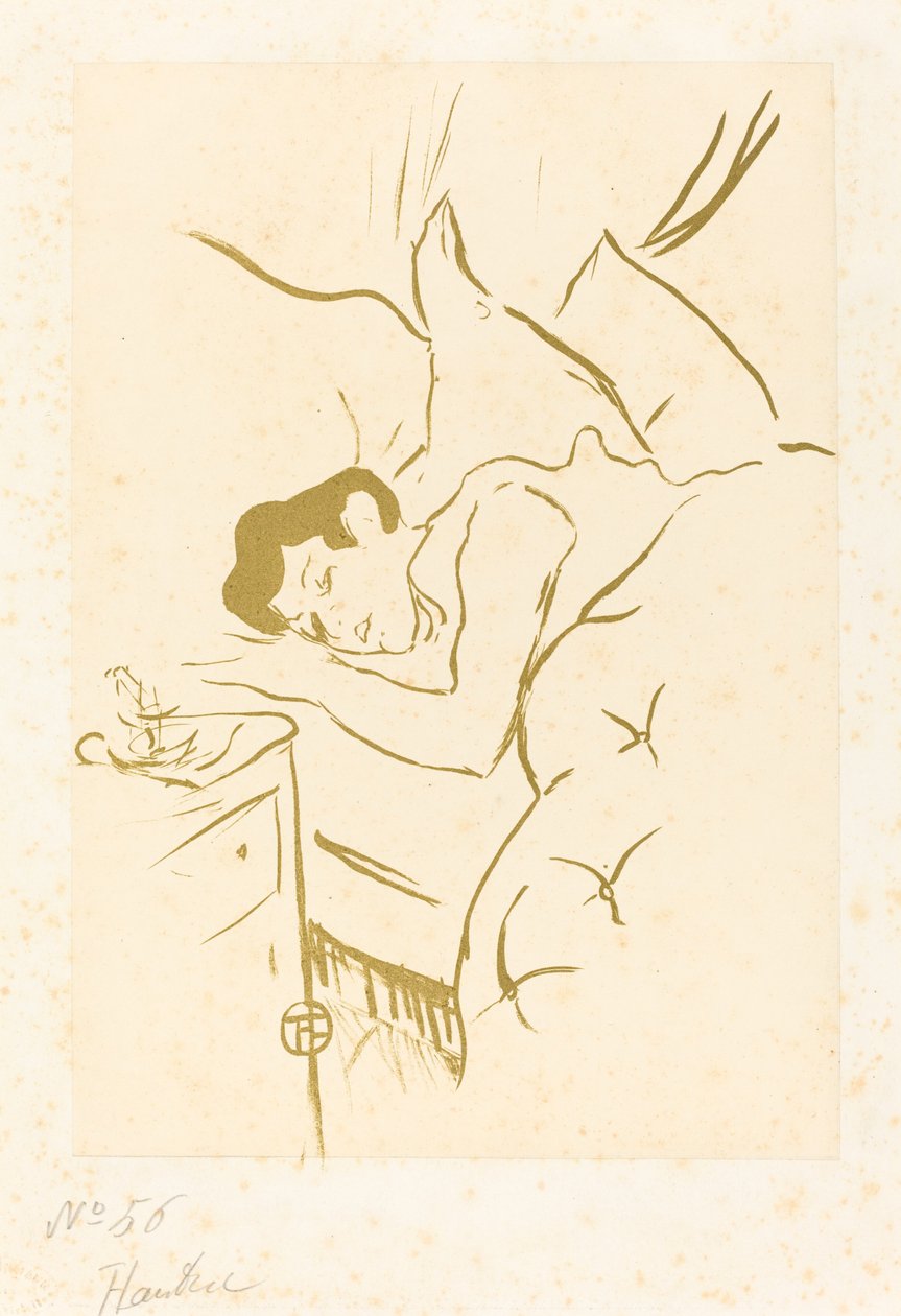 Twoje usta Ta bouche, 1893. autorstwa Henri de Toulouse Lautrec